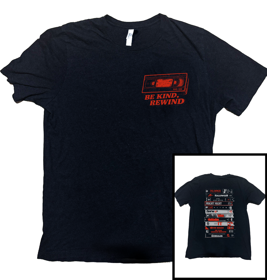 Horror Rewind - Back Print Edition RED Tee